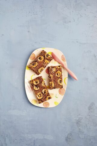 Hirse-Oatmeal-Schnitten Hirse-Oatmeal-Schnitten