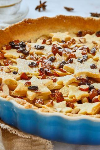 Sternentarte mit Bratapfel Sternentarte mit Bratapfel