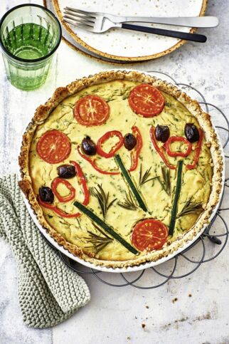Bunte Garten-Quiche Bunte Garten-Quiche