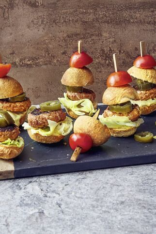 Mini-Burgerspieße Mini-Burgerspieße