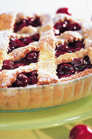 Knuspriger Kirschkuchen
