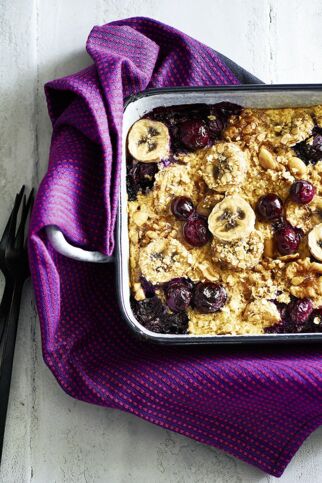 Gebackenes Oatmeal Gebackenes Oatmeal