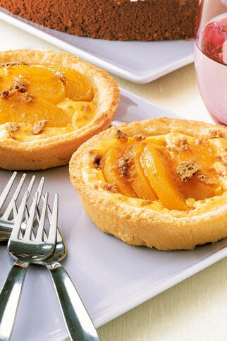 Ricotta-Amaretto-Törtchen Ricotta-Amaretto-Törtchen