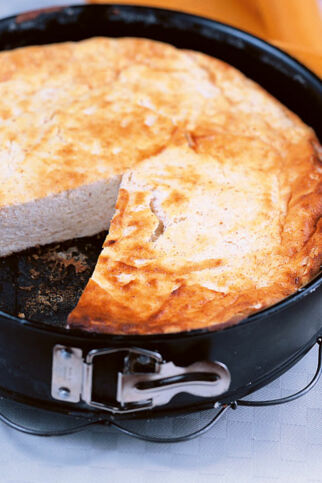 Käsekuchen mit Pumpernickelboden Käsekuchen mit Pumpernickelboden