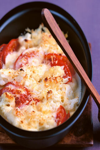 Knuspriges Blumenkohlgratin
