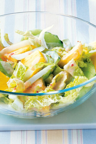 Fruchtiger Chinakohlsalat Fruchtiger Chinakohlsalat