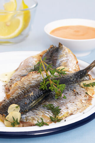 Sardinen mit Tomaten-Aïoli Sardinen mit Tomaten-Aïoli