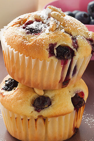 Blaubeer-Buttermilch-Muffins Blaubeer-Buttermilch-Muffins