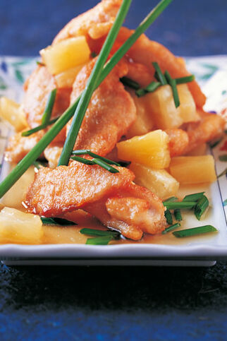 Hähnchenbrust mit Ananas Hähnchenbrust mit Ananas