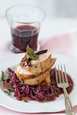 Schweinefilet mit Portweinsauce