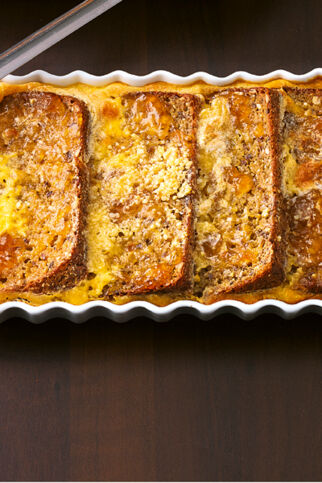 Süßer Brotauflauf Süßer Brotauflauf