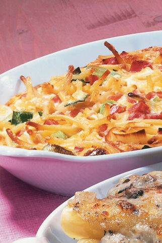 Lauch-Nudelauflauf Lauch-Nudelauflauf