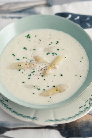 Spargelcremesuppe