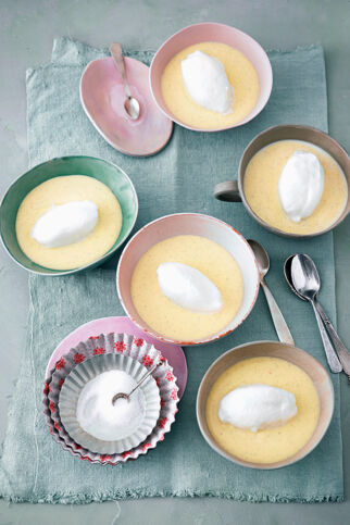 Schnee-Eier mit Vanillesauce Schnee-Eier mit Vanillesauce