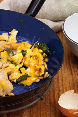 Pesto-Rührei Pesto-Rührei