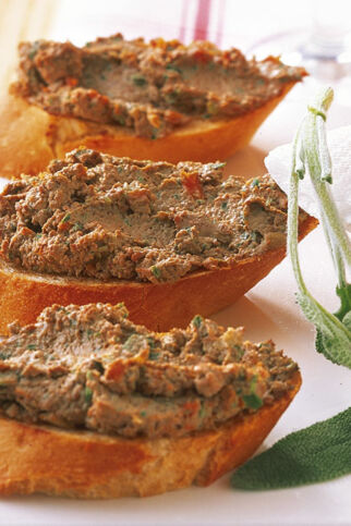 Crostini mit Leber Crostini mit Leber