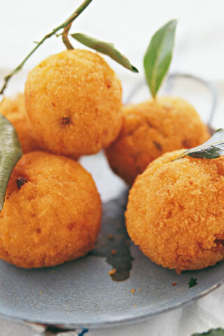 Frittierte Reisbällchen