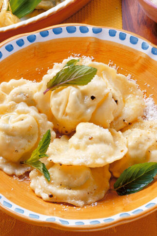 Ravioli mit Kartoffelfüllung Ravioli mit Kartoffelfüllung