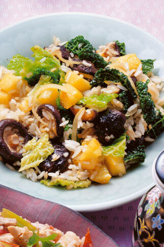 Vegetarische Reispfanne Vegetarische Reispfanne