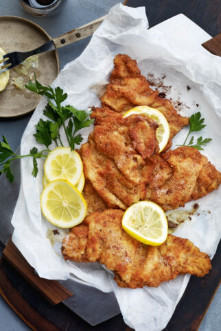 Wiener Schnitzel auf klassische Art Wiener Schnitzel auf klassische Art