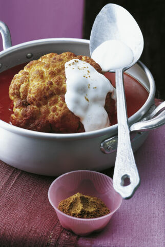 Gefüllter Blumenkohl Gefüllter Blumenkohl