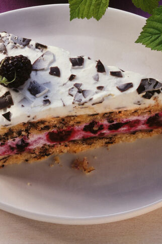 Stracciatella-Brombeer-Torte Stracciatella-Brombeer-Torte