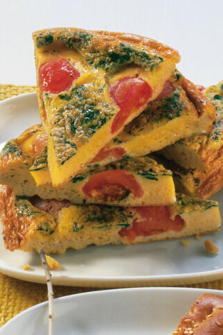 Tortilla mit Tomaten