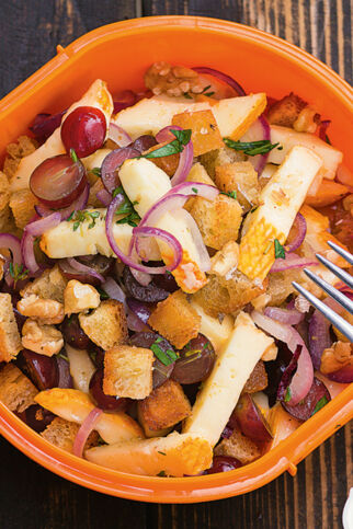 Käse-Trauben-Salat
