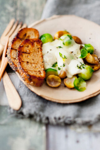 Rosenkohl-Maronen-Pfännchen Rosenkohl-Maronen-Pfännchen