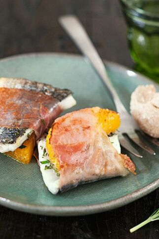 Fisch-Saltimbocca