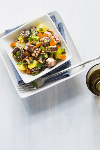 Oktopussalat mit Kartoffeln Oktopussalat mit Kartoffeln