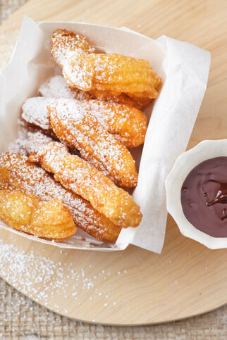 Churros mit Schokolade Churros mit Schokolade