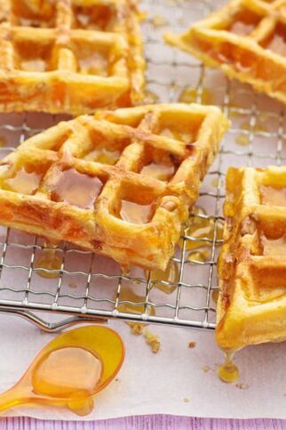 Honig-Aprikosen-Waffeln Honig-Aprikosen-Waffeln