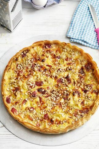 K&auml;se-Trauben-Quiche