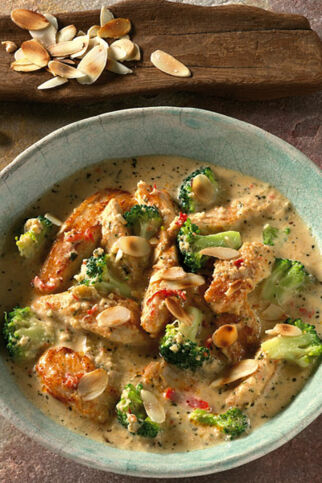 Brokkoli-Mandelsauce Brokkoli-Mandelsauce