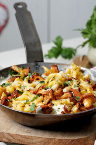 Spätzle-Pfifferling-Gröstl Spätzle-Pfifferling-Gröstl