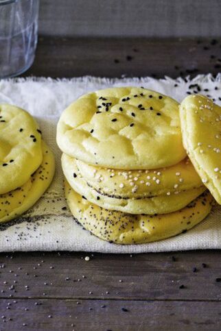 Sesam-Mohn-Schwarzkümmel-Fladen Sesam-Mohn-Schwarzkümmel-Fladen