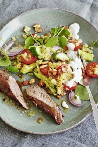 Portulak-Bulgur-Salat