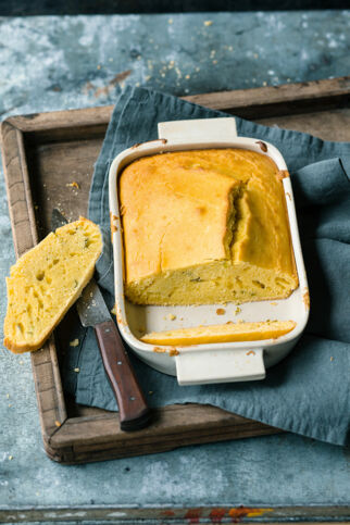 Maisbrot mit Jalapeños Maisbrot mit Jalapeños