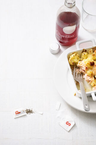 Blumenkohlgratin mit Lachs