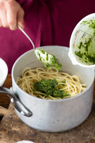 Basilikumpesto Basilikumpesto