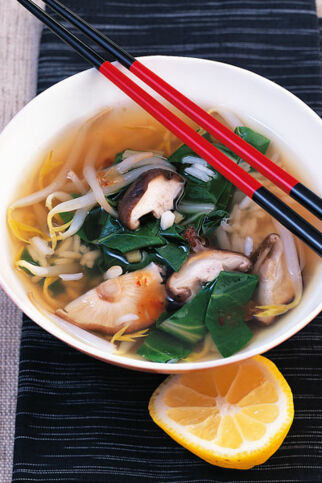 Mangold-Reis-Suppe