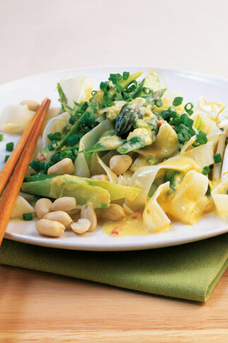 Grünspargel-Laksa