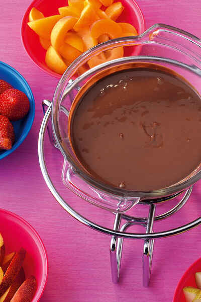 Kawiithn Schokofondue Tasse Set Charakter Keramik Schoko Fondue