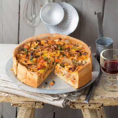 Quiche Mit Fleisch