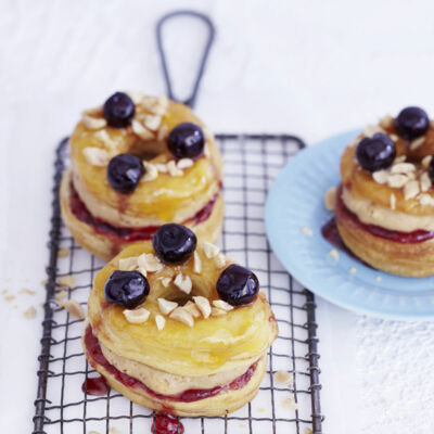 Peanut Butter and Jelly Cronuts