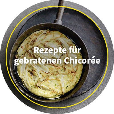 Rezepte für gebratenen Chicorée