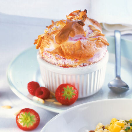 Schnelles Beerensoufflé Schnelles Beerensoufflé