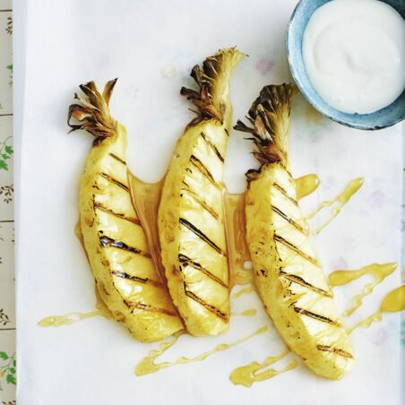 Gegrillte Ananas Gegrillte Ananas