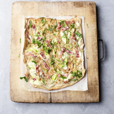 Schneller Flammkuchen Schneller Flammkuchen
